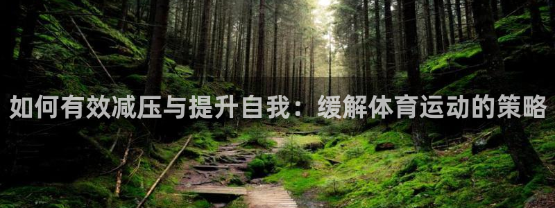 3377体育app下载安装：如何有效减压与提升自我：缓解体育运动的策略